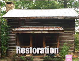 Historic Log Cabin Restoration  Georgetown, Ohio